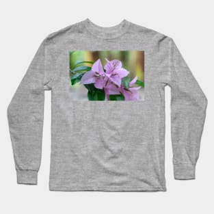 Pink Flower Long Sleeve T-Shirt